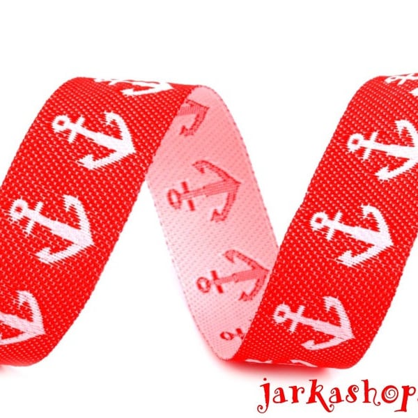 1 m webband width 16 mm ANKER red