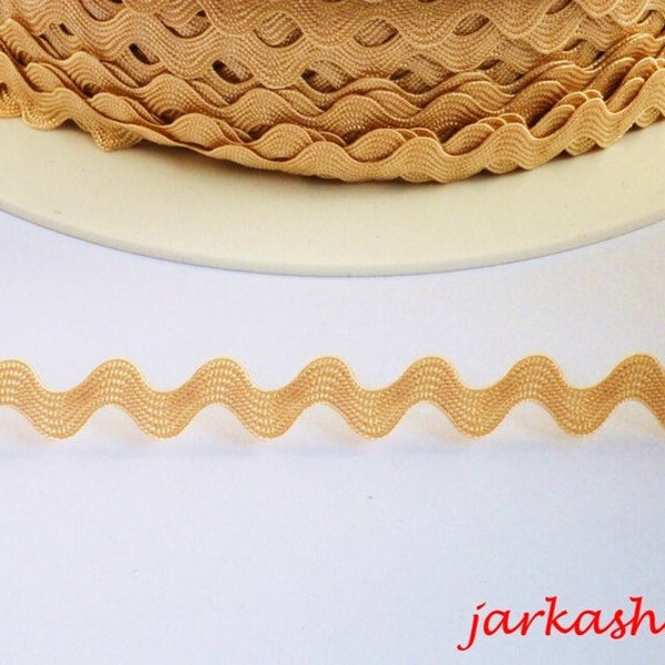 5 m Zackenlitze zigzag band-beige