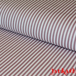 Cotton Strips Beige-white