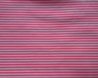 Stoff Jersey Streifen 3 mm rosa-hellrosa 5 EUR/0,5m