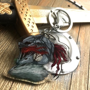 Anime Goblin Slayer Acrylic Keychain Cartoon Characters Pendant