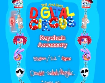 x!!PREORDER!!x The Amazing Digital Circus Character Chain Accessory