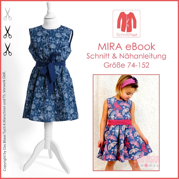 eBook Schnittmuster Kinder Kleid MIRA