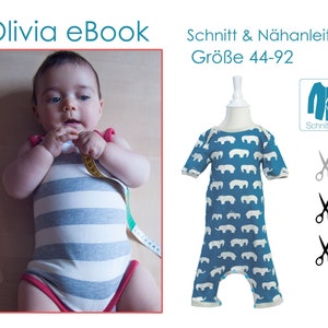 eBook sewing pattern baby body OLIVIA image 1