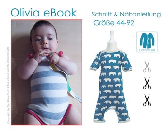 eBook sewing pattern baby body OLIVIA