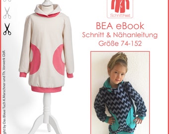 eBook sewing pattern children's sweater BEA