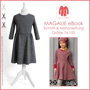 eBook patrón de costura vestido infantil MAGALIE