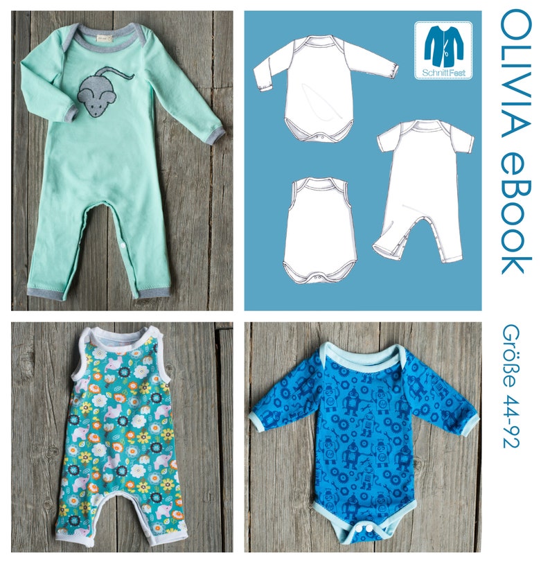 eBook sewing pattern baby body OLIVIA image 2