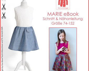 eBook sewing pattern children's dress MARIE