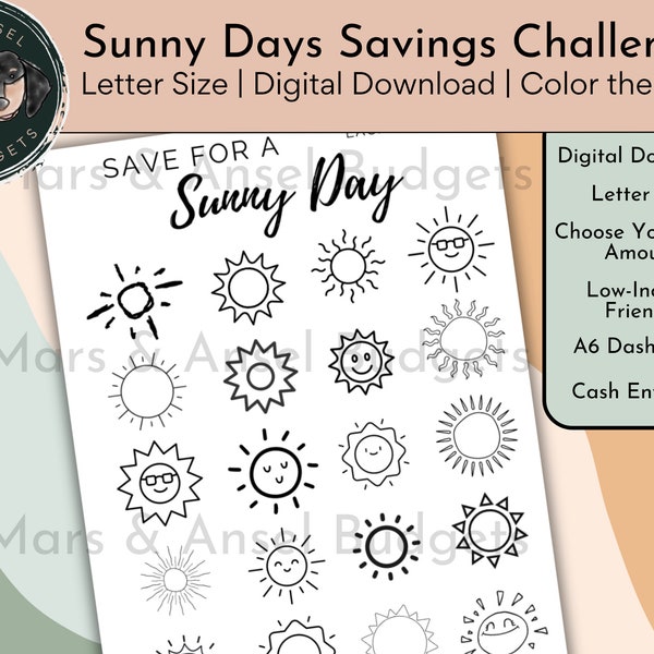 Sunny Day Savings Challenge