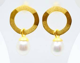 Pearl earrings