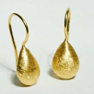 Earrings gold drops image 4
