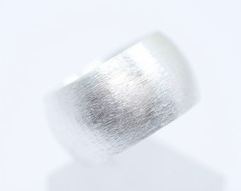 Silver Ring Wide Size 58, 60 and 62.5