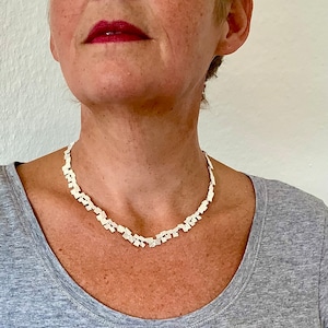 Silver chain, necklace 40 + 5 cm