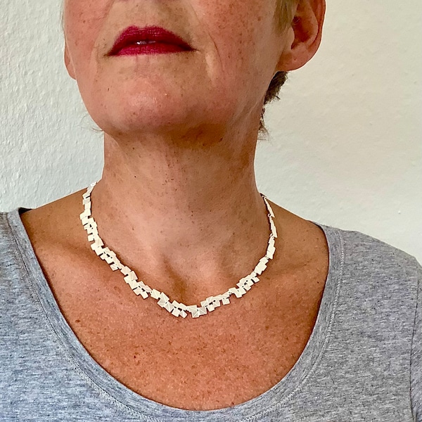 Silber Kette, Collier 48 +5cm