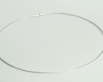 Silberfarbenes Collier,Choker,Halsreif,46 cm lang,verschiedene Mengen auswählbar Silberfarbenes Collier,Choker,Halsreif,46 cm lang,verschiedene Mengen auswählbar