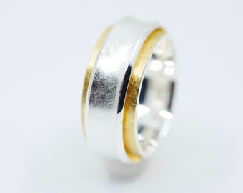 Bicolor ring size 56 and 58