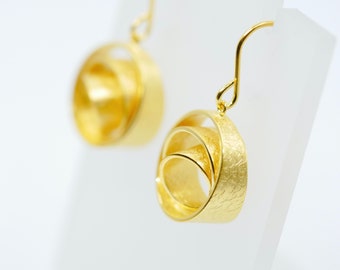 Wrapped earrings