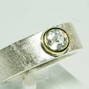 Topaz ring white size 53