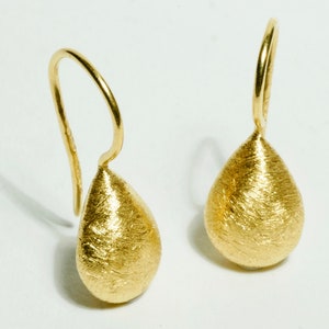 Earrings gold drops image 1