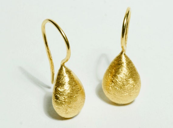 14K Yellow Gold Drop Dangle Earrings | Canada