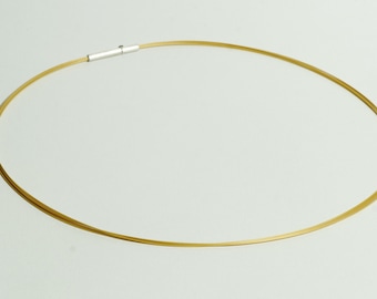 Necklace Gold multi-row