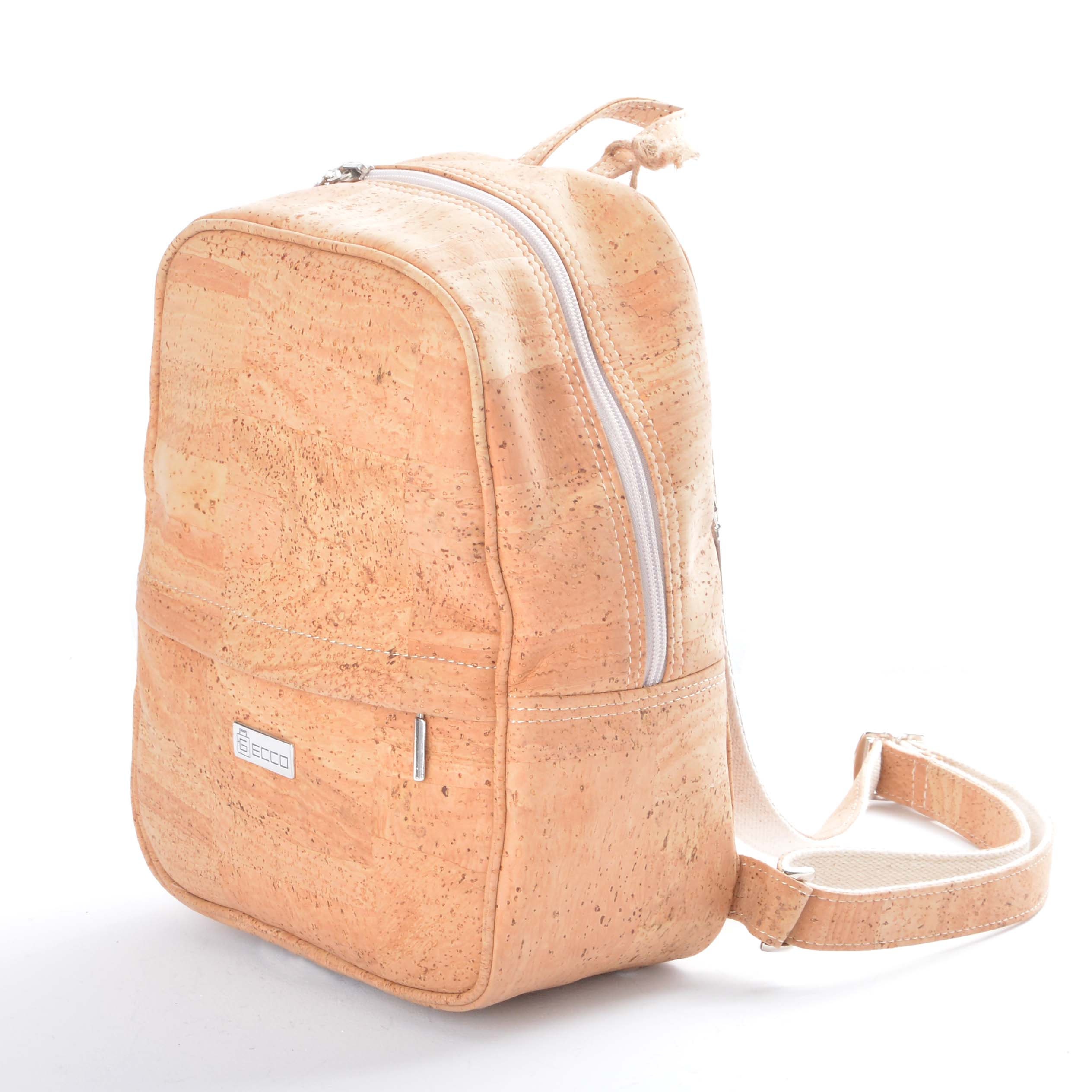 Vegan Cork Backpack, Sustainable Boho Bag, Natural Beige - Etsy display picture 2