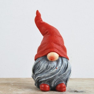 The ORIGINAL Latex rubber mold for concrete plaster resin and more Gnome/nordic nisse image 1