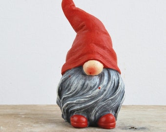 The ORIGINAL Latex rubber mold for concrete plaster resin and more Gnome/nordic nisse