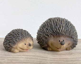 M+S) Latex mold 3D mold/mould for concrete plaster resin and more Hedgehogs set of 2 molds