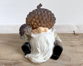 Latex rubber 3D mold for concrete plaster resin and more Gnome/Nisse