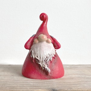 Latex mold for concrete plaster resin and more Scandinavian gnome Three wise gnomes (A)