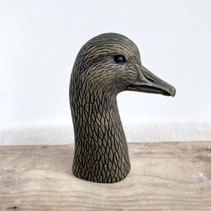 3D Latex mold mould for concrete plaster resin and more Duck head mold
