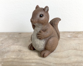 Latex rubber mold/mould for concrete plaster resin and more Cute squirrel