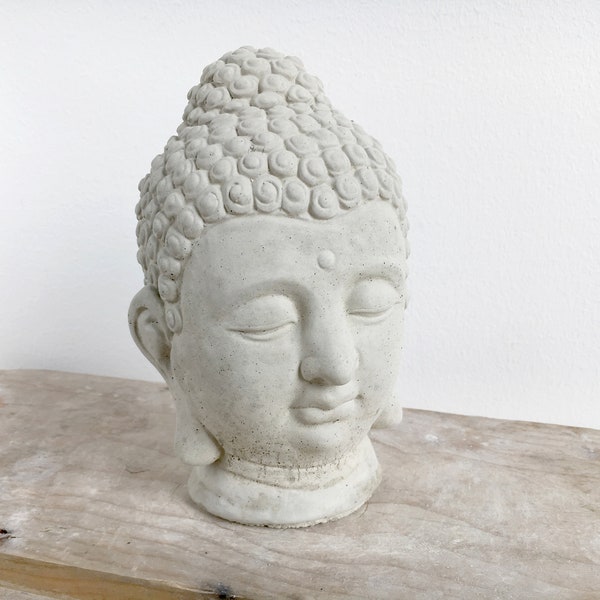 Latex mold/mould for concrete plaster resin and more Large buddha head