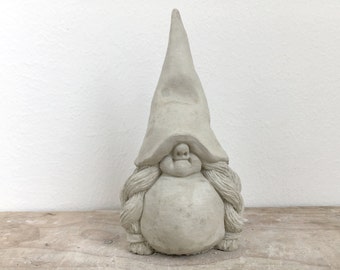 3D Latex mold for concrete plaster resin and more Female gnome/nordic nisse MEDIUM