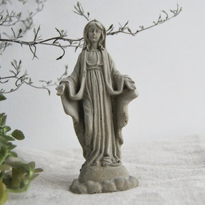 Molde de caucho de látex/molde para hormigón, yeso, resina y más Virgen María/Madonna