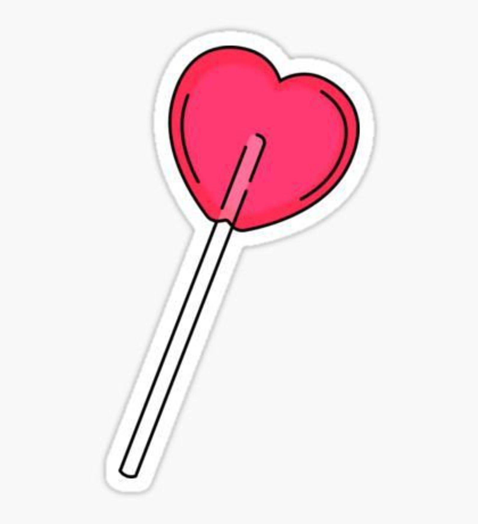Heart Lollipop Cute Vinyl Decal Sticker for cars windows Etsy
