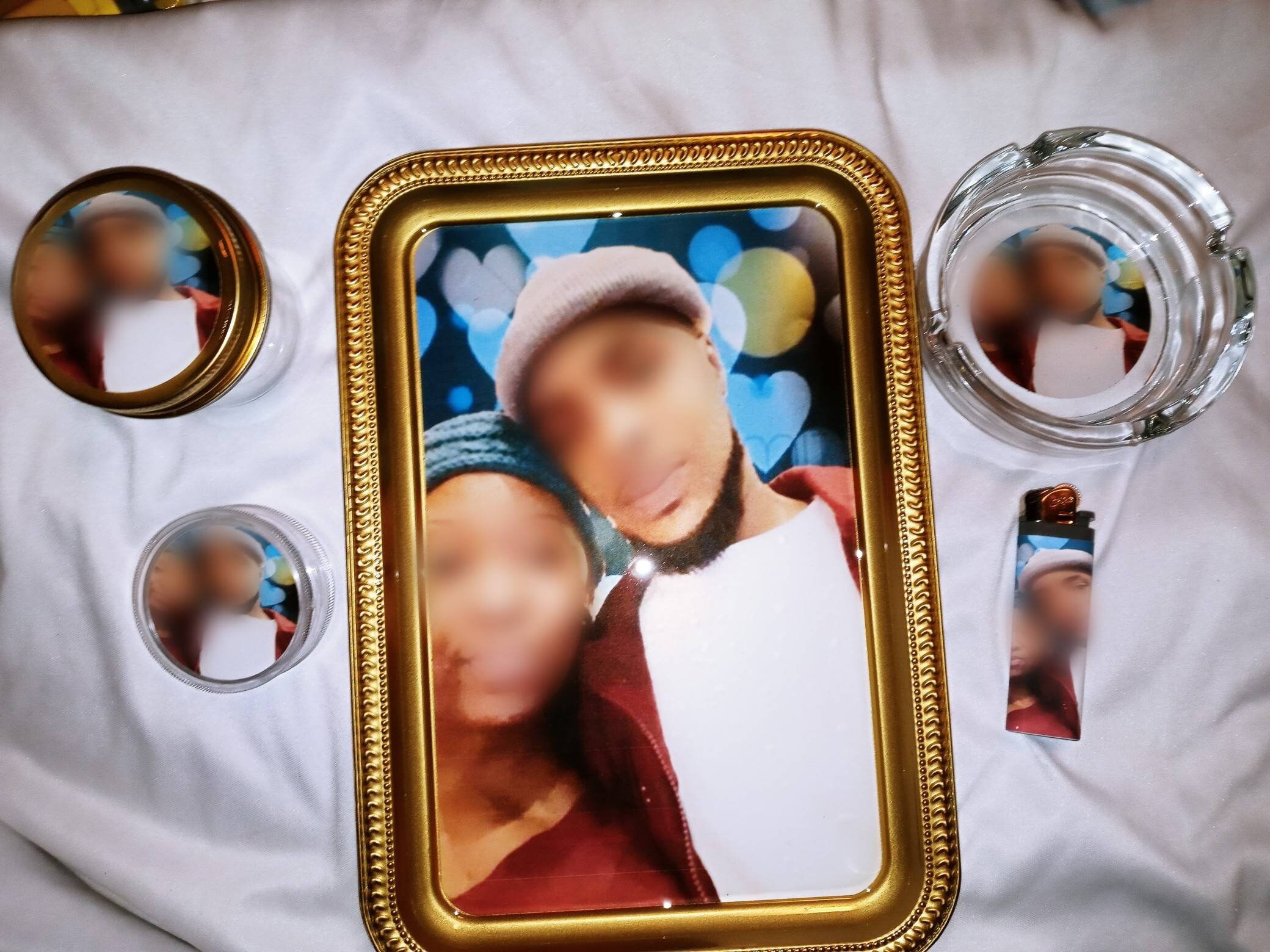Build Your Own Rolling Tray Set Personal Pics or Names Only | Etsy