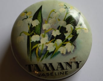 runde Vintage Blechdose Tamany Vaseline