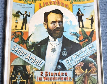 Plakat Arbaffs Theatre Misterieux Nachdruck DDR