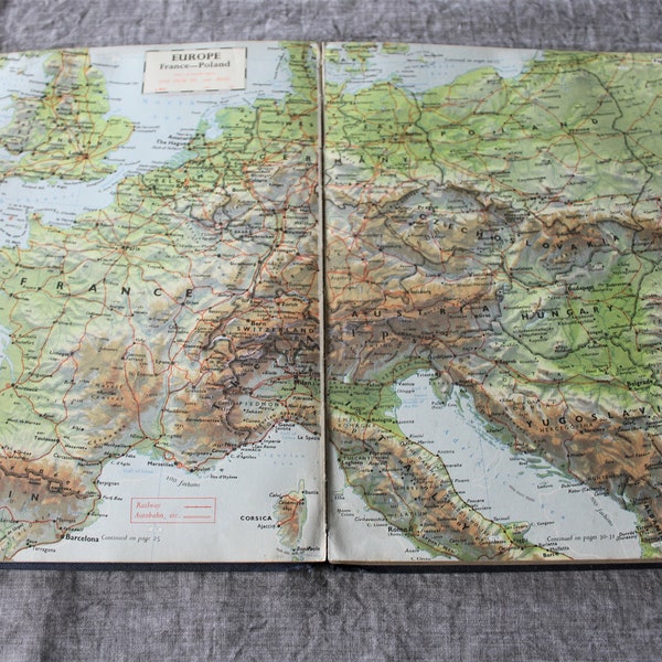 Oxford School Atlas 1956