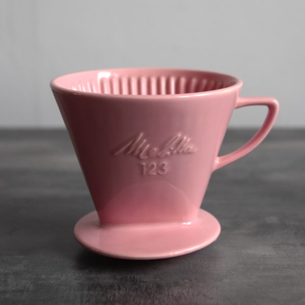 rosa Kaffeefilter Melitta 123 mit 2 Löchern