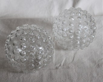 Vintage Lampenschirm Bubble Glas