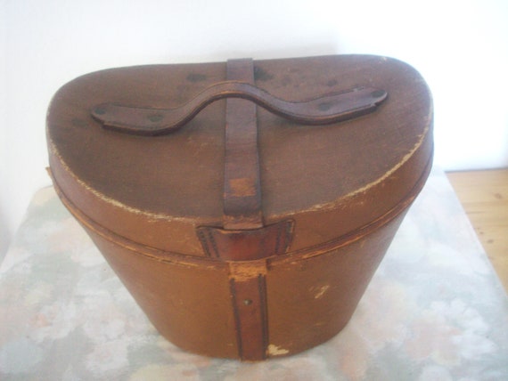 Hutschachtel Koffer für Zylinder Seide Vintage - image 4