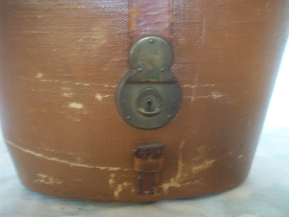 Hutschachtel Koffer für Zylinder Seide Vintage - image 3