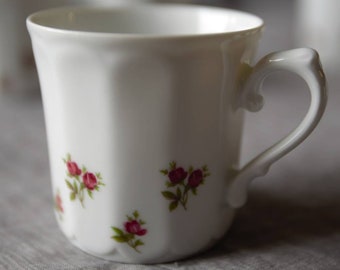 Vintage Tasse Eschenbach Porzellan mit Rosen