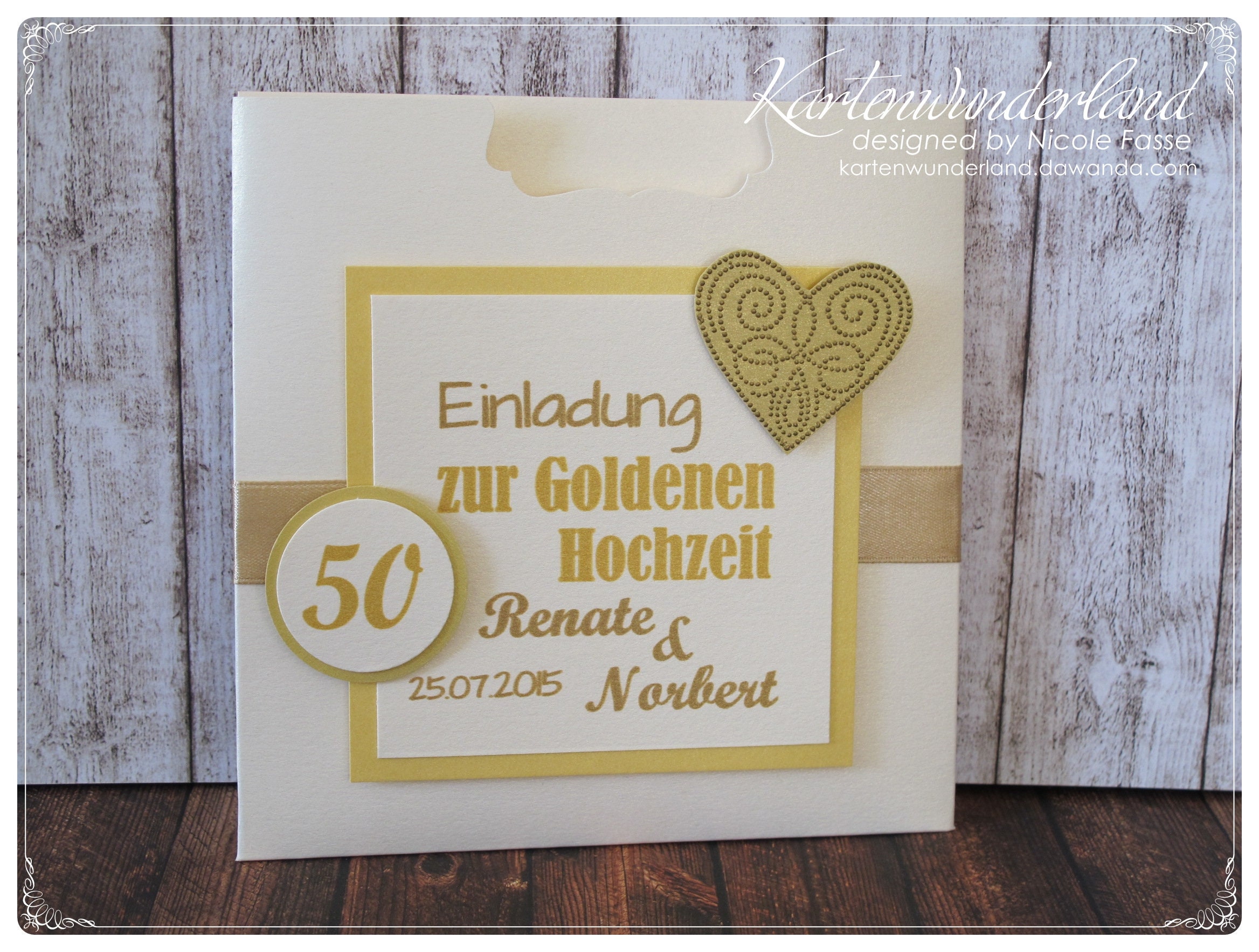 Einladung Zur Goldenen Hochzeit