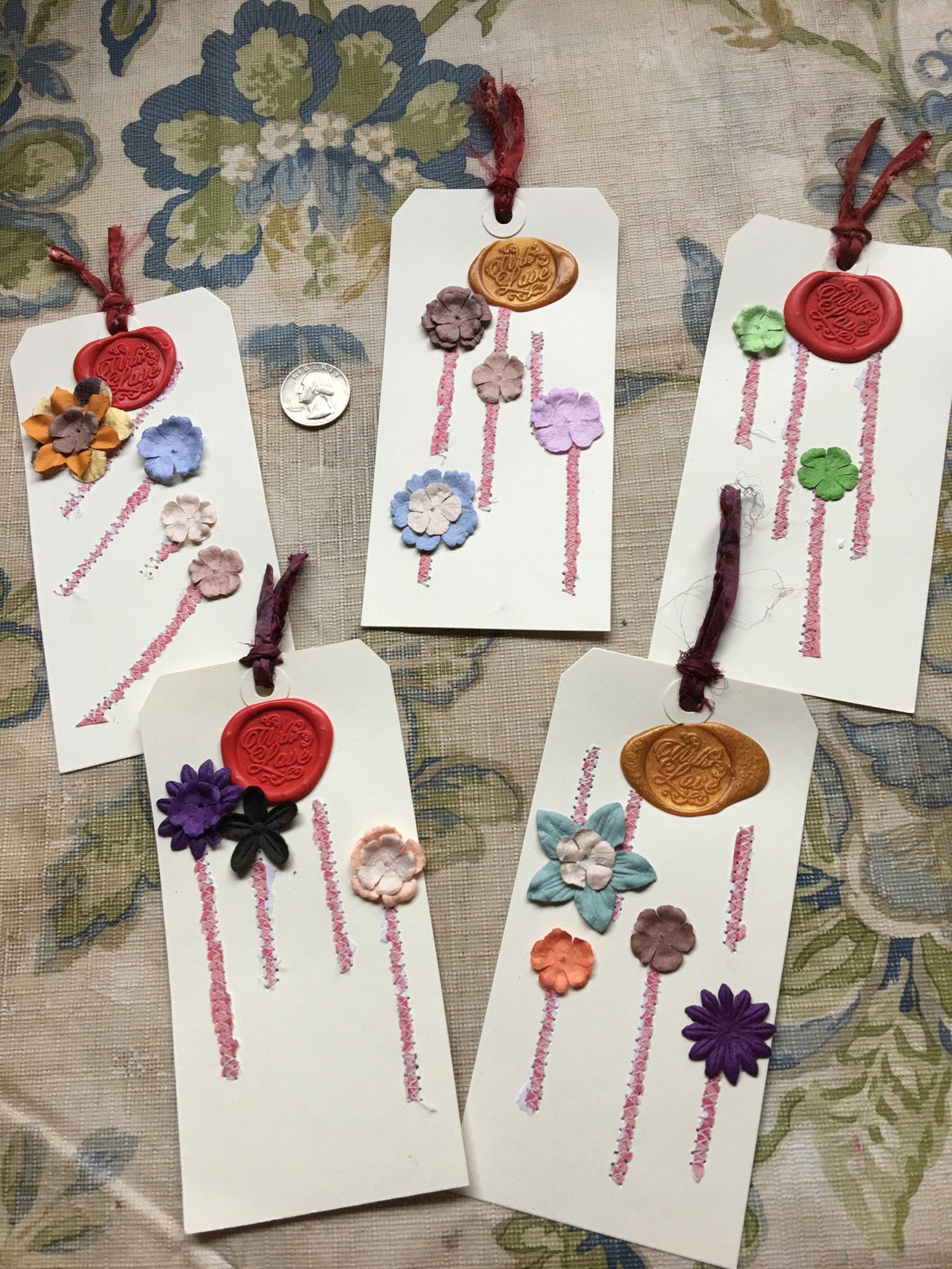 Set of 5 journaling tags Etsy
