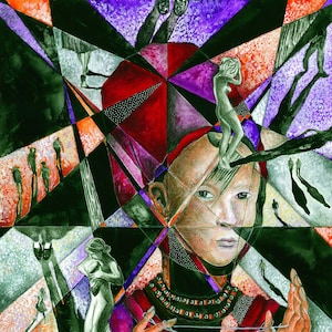 Cat’s Cradle - Carte d’art numérique
